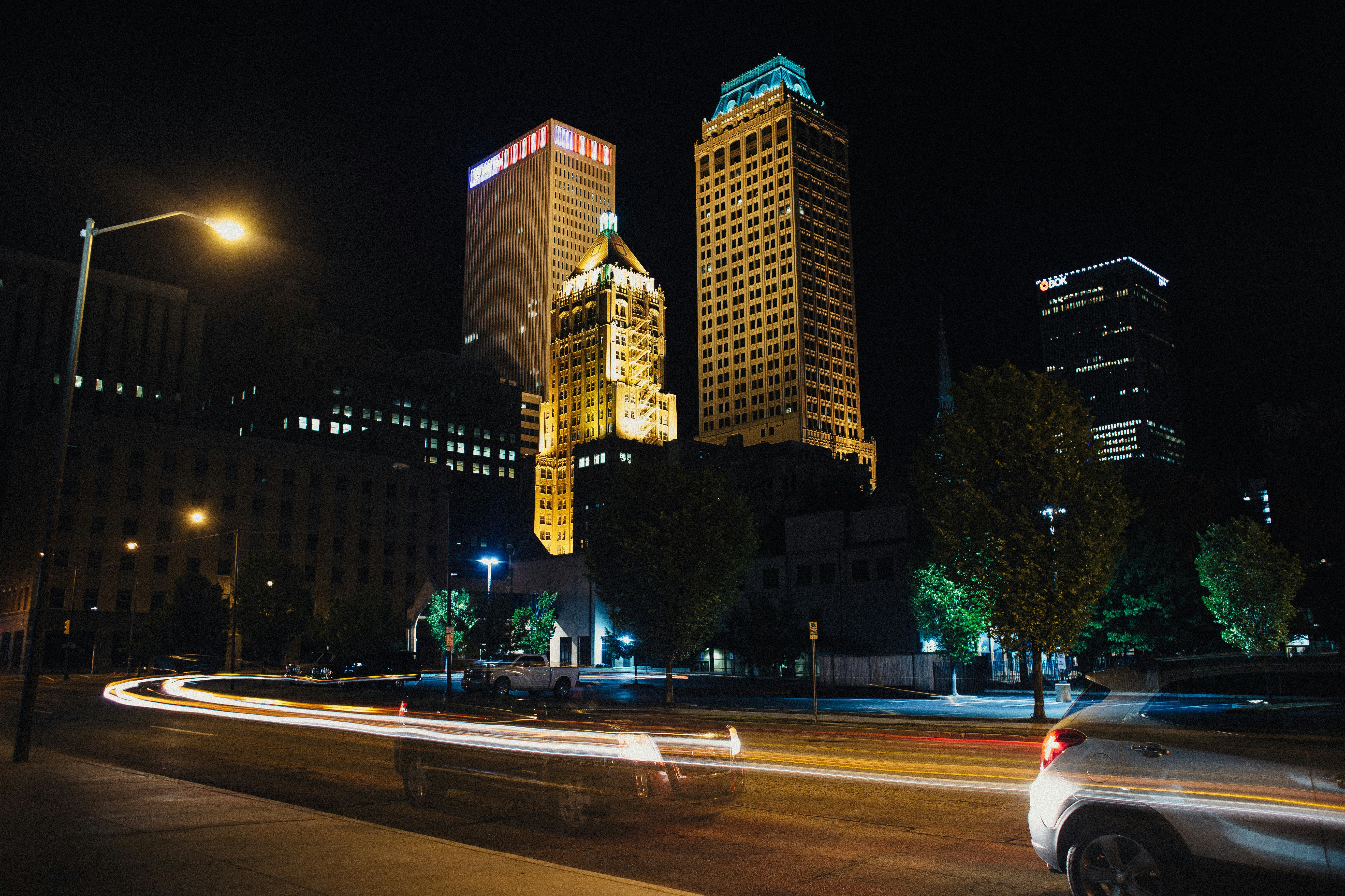 Tulsa Skyline Background